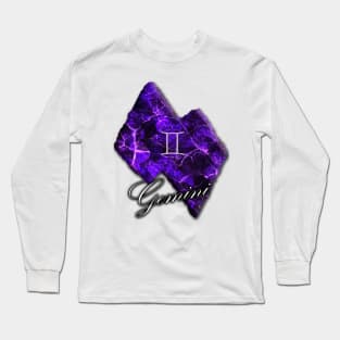 Zodiac Stone - Gemini Long Sleeve T-Shirt